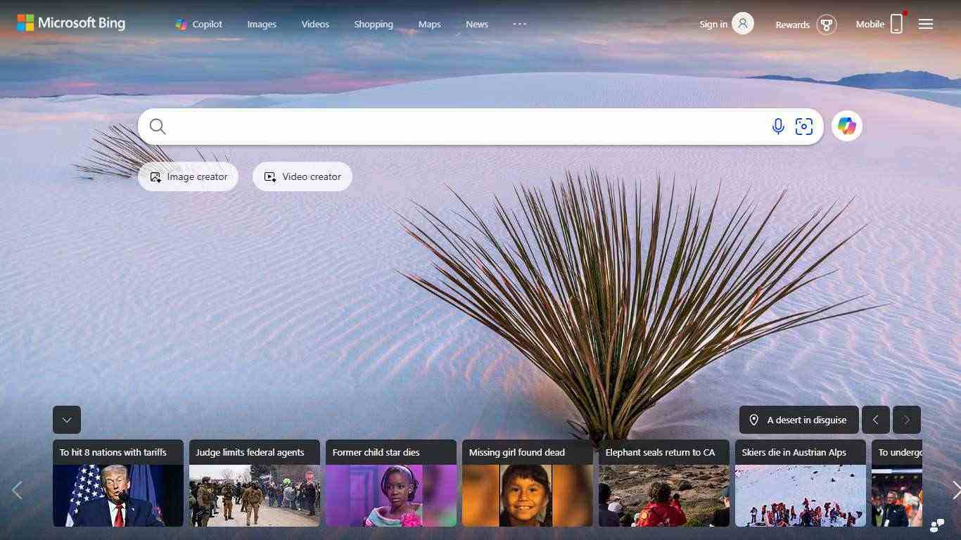 Search - Microsoft Bing